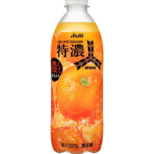 三ツ矢 特濃オレンジスカッシュ P500ml【01/21 新商品】