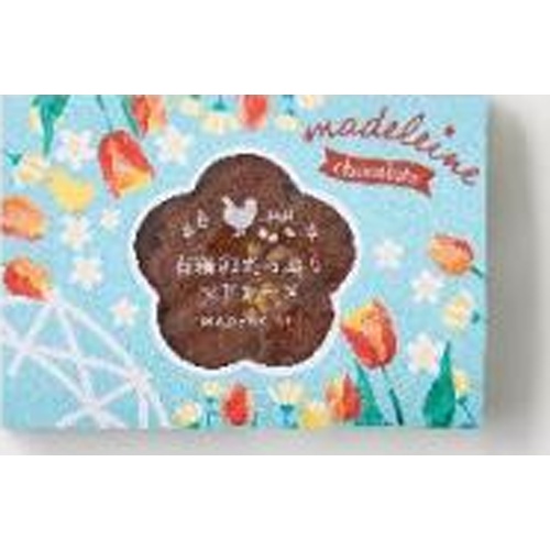 アデリー お花とひよこのマドレーヌチョコ