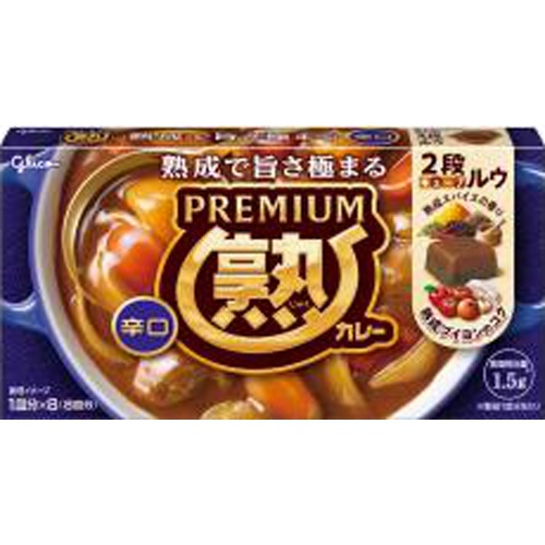 グリコ プレミアム熟カレー 辛口160g