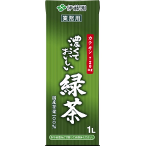 伊藤園 濃くておいしい緑茶 紙1L(業)【07/01 新商品】