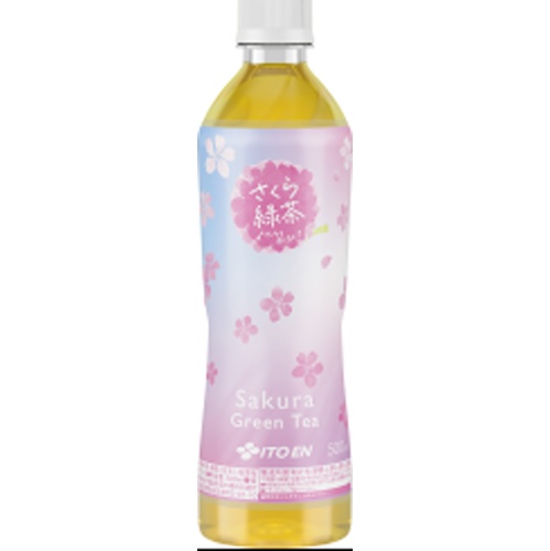 伊藤園 さくら緑茶 P500ml【01/20 新商品】