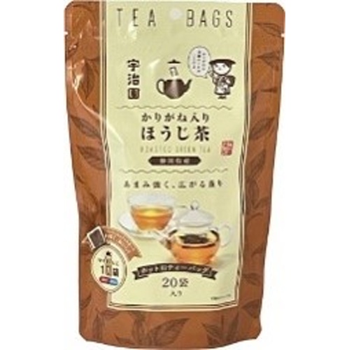 宇治園 静岡県産かりがね入りほうじ茶TB ポット用【01/20 新商品】