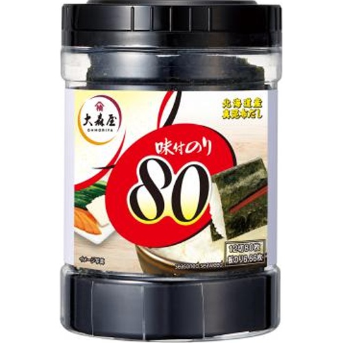 大森屋 味付卓上80 12切80枚【11/01 新商品】