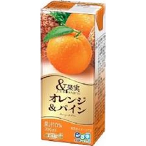 エルビー &果実 オレンジ&パイン紙200ml【09/03 新商品】