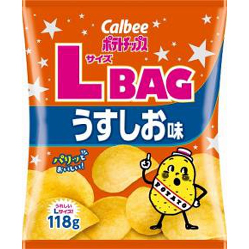 カルビー ポテトLサイズBAG うすしお味118g【07/15 新商品】