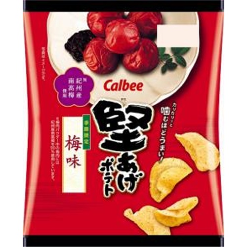 カルビー 堅あげポテト 梅味60g【02/03 新商品】