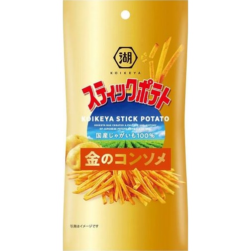 湖池屋 スリムスティックポテト 金のコンソメ34g