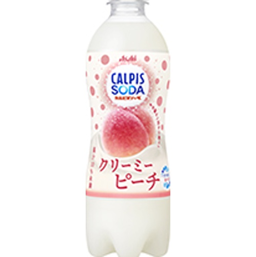 カルピスソーダ クリーミーピーチP500【08/27 新商品】