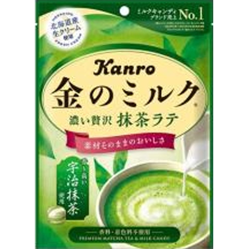 カンロ 金のミルクキャンディ抹茶ラテ 61g