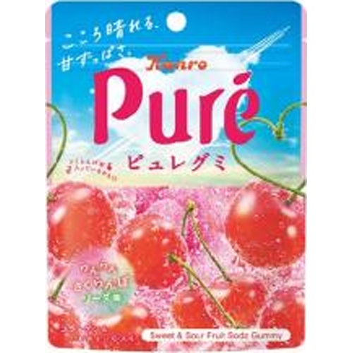 カンロ ピュレグミ らんらんさくらんぼソーダ52g【03/31 新商品】