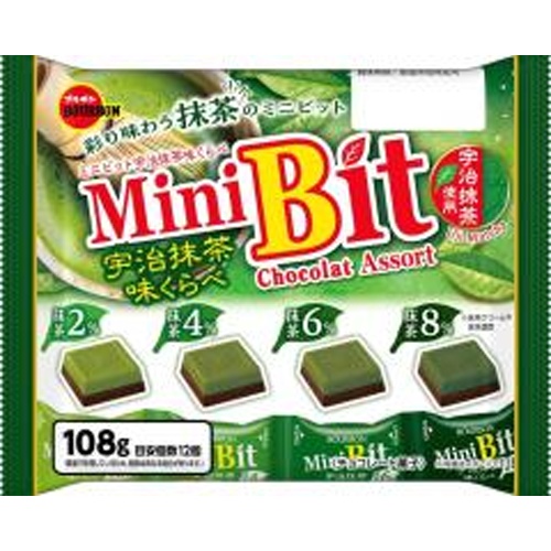 ブルボン ミニビット 宇治抹茶味くらべ108g【01/28 新商品】