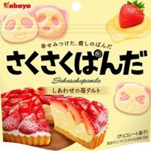 カバヤ さくさくぱんだ しあわせの苺タルト43g【11/12 新商品】