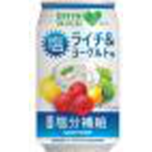 GREENダカラ 塩ライチ&ヨーグルト 缶350ml