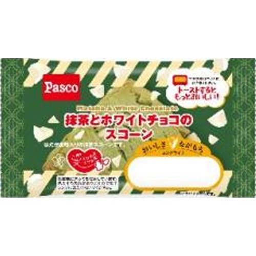 パスコ 抹茶とホワイトチョコのスコーン 1個【02/01 新商品】