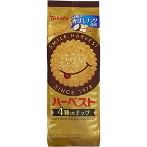 東ハト ハーベスト 4種のナッツ8包 | 商品紹介 | お菓子・駄菓子の