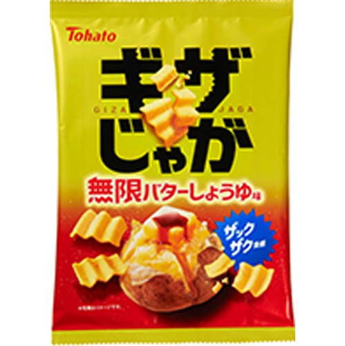 東ハト ギザじゃが 無限バターしょうゆ味55g