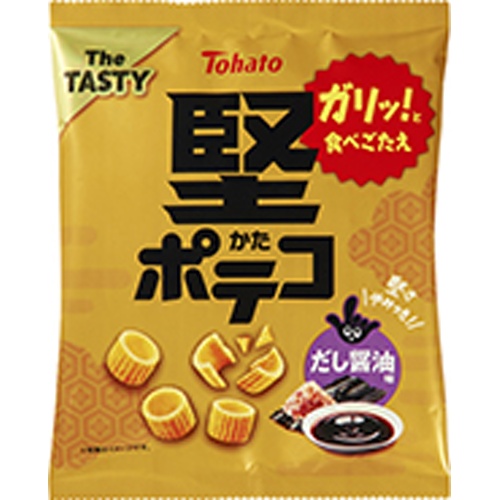 東ハト 堅ポテコ だし醤油味51g【11/25 新商品】