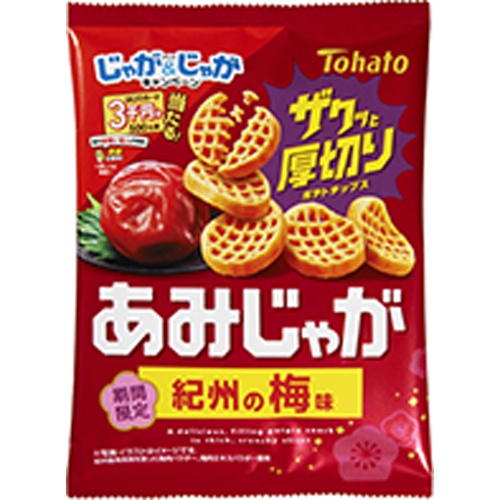 東ハト あみじゃが 紀州の梅味53g【01/06 新商品】