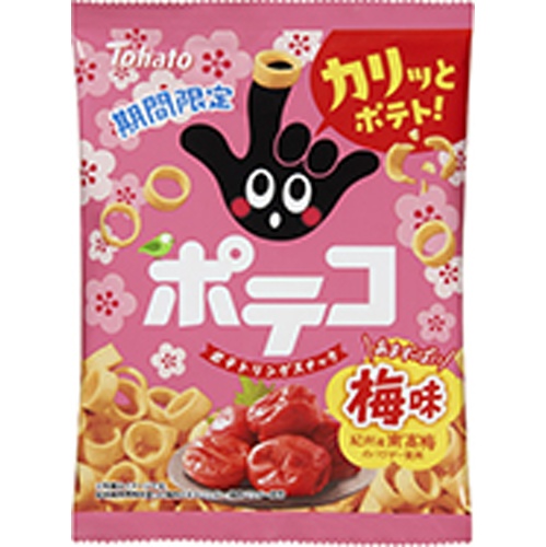 東ハト ポテコ 梅味 52g【01/13 新商品】