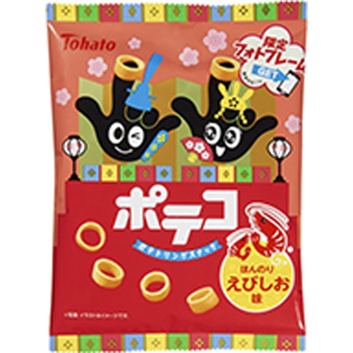 東ハト ポテコ えびしお味ひなまつり52g【01/13 新商品】