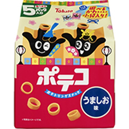 東ハト ポテコ うましお味ひなまつり5P【01/13 新商品】