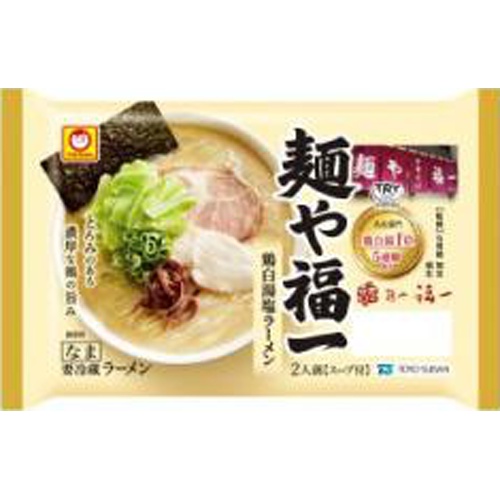 マルちゃん 麺や福一監修鶏 白湯塩ラーメン2人前【09/01 新商品】