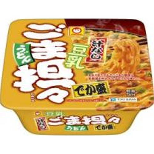 マルちゃん 汁無豆乳ごま担々うどんでか盛【02/17 新商品】