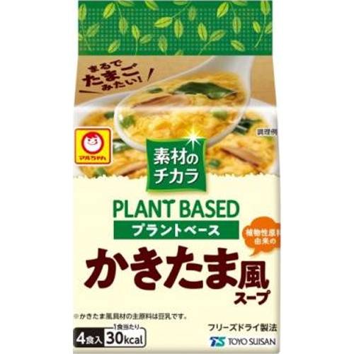 マルちゃん 素材のチカラ かきたま醤油味4P【09/02 新商品】