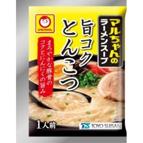 マルちゃん ラーメンスープ旨コクとんこつ1食【09/01 新商品】