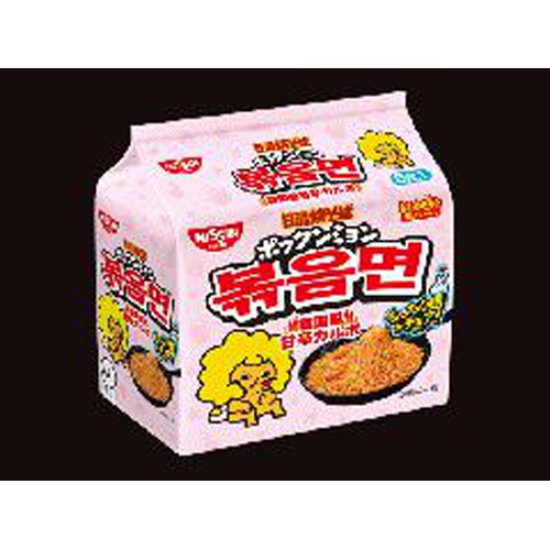 日清 焼そばポックンミョン韓国風甘辛カルボ5食