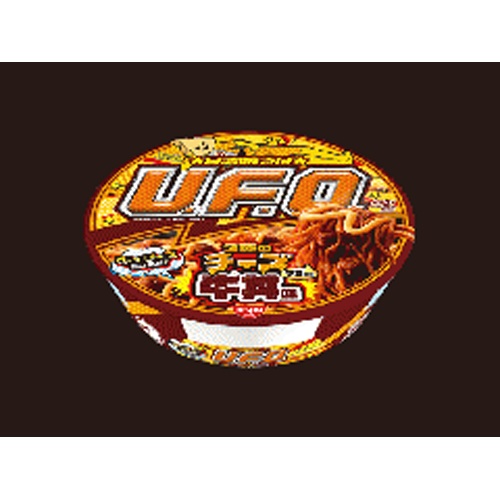 日清 焼そばUFO 3種のチーズ牛丼味【02/10 新商品】