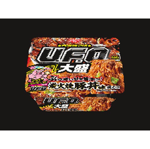 日清 焼そばUFO大盛甘辛醤油だれ炭火焼豚【08/26 新商品】