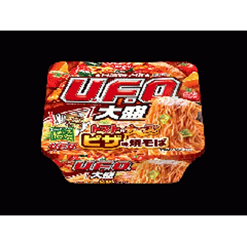 日清 焼そばUFO大盛トマト&チーズピザ味【09/30 新商品】