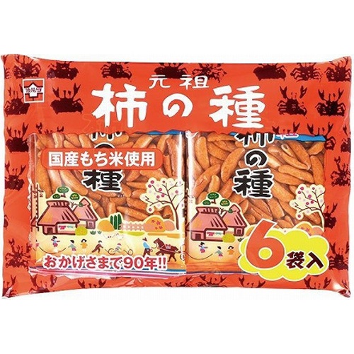 浪花屋 柿の種6袋パック 144g 商品紹介 お菓子 駄菓子の仕入れや激安ネット通販なら菓子卸問屋タジマヤ