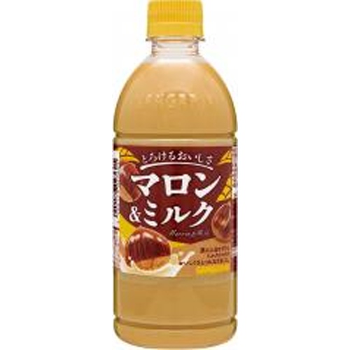 サンガリア とろけるおいしさマロン&ミルクP500【10/21 新商品】