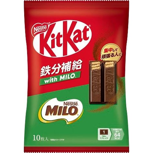 キットカット 鉄分補給with MILO10枚