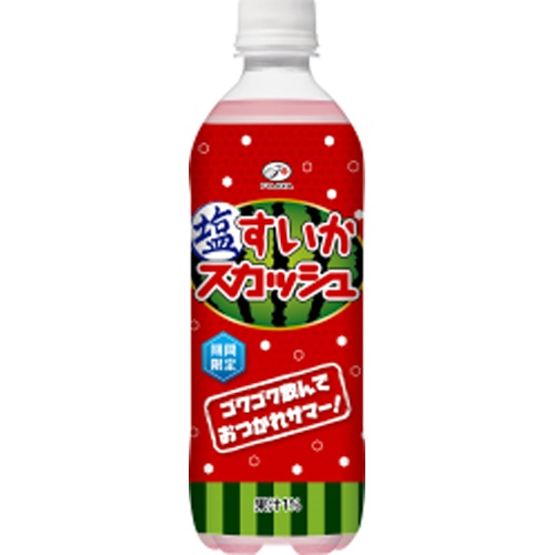 不二家 塩すいかスカッシュ P500ml