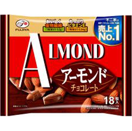 不二家 アーモンドチョコレート 18粒