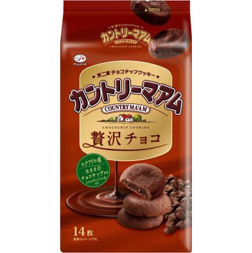 不二家 カントリーマアム(贅沢チョコ)14枚【09/24 新商品】