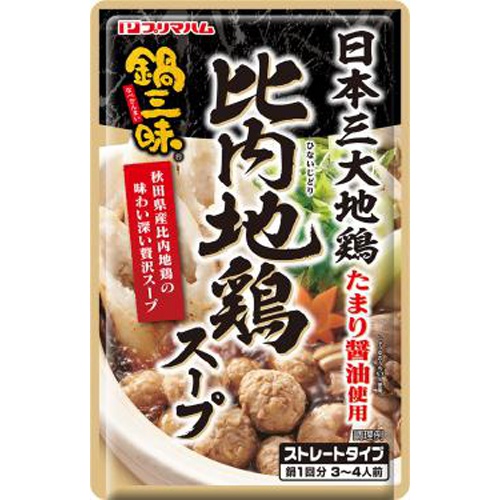 プリマ 鍋三昧 比内地鶏スープたまり醤油700g【09/01 新商品】