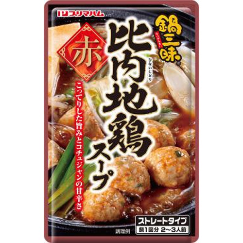 プリマ 鍋三昧 比内地鶏スープ赤600g【09/01 新商品】