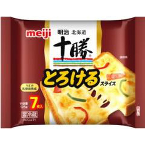 明治 北海道十勝とろけるスライスチーズ7枚126g 商品紹介 お菓子 駄菓子の仕入れや激安ネット通販なら菓子卸問屋タジマヤ