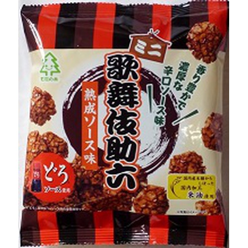 モミの木 ミニ歌舞伎助六 熟成ソース味75g 商品紹介 お菓子 駄菓子の仕入れや激安ネット通販なら菓子卸問屋タジマヤ