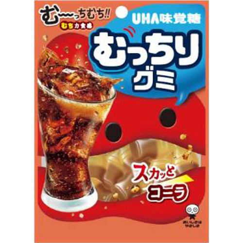 味覚糖 むっちりグミ コーラ80g【09/23 新商品】