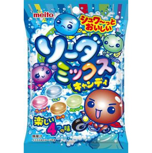 名糖 ソーダミックスキャンディ 56g【09/02 新商品】