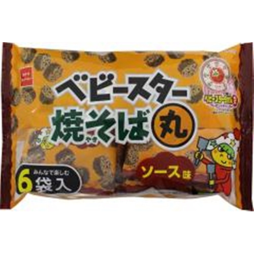 ベビースター 焼そば丸ソース味6袋入 126g 商品紹介 お菓子 駄菓子の仕入れや激安ネット通販なら菓子卸問屋タジマヤ