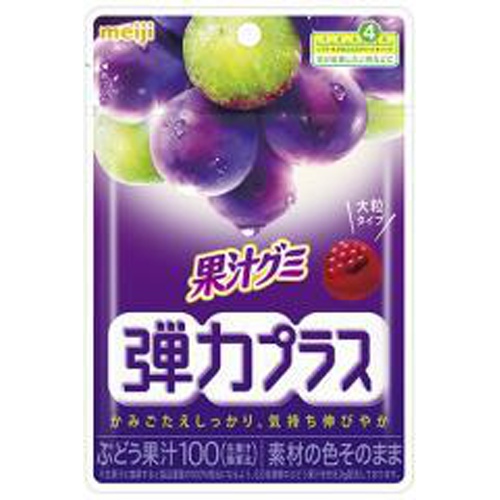 明治 果汁グミ 弾力プラスぶどう48g | 商品紹介 | お菓子・駄菓子の