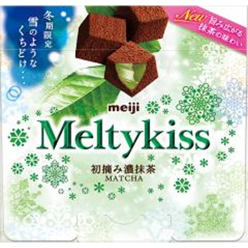 明治 メルティーキッス 初摘み濃抹茶53g【11/19 新商品】