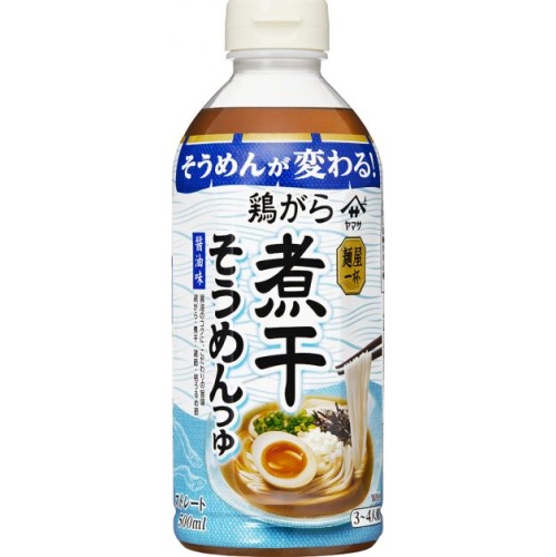 ヤマサ 麺屋一杯 鶏がら煮干そうめんつゆ500ml