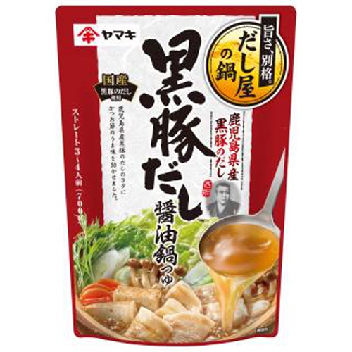 ヤマキ 黒豚だし醤油鍋つゆ 700g